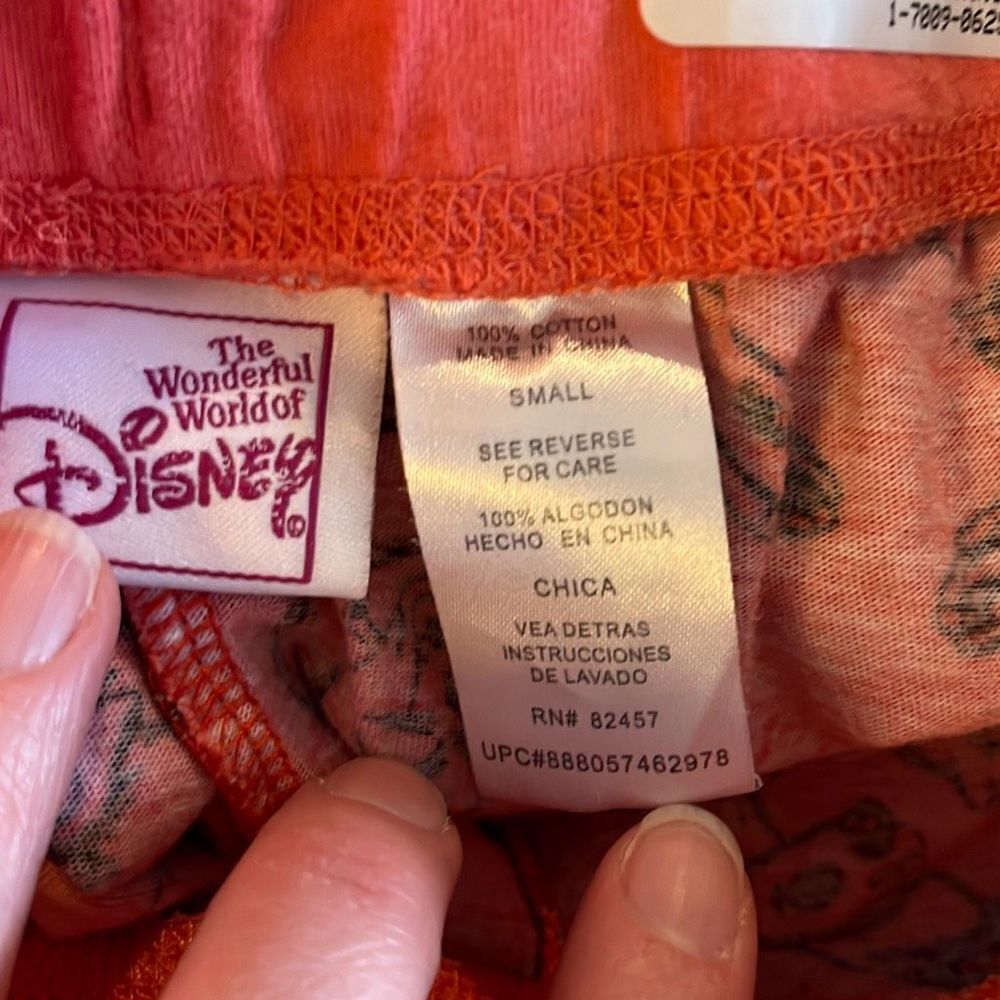 Disneys small reddish pj pants with thumper on‎ them- 2650 - Picture 3 of 3